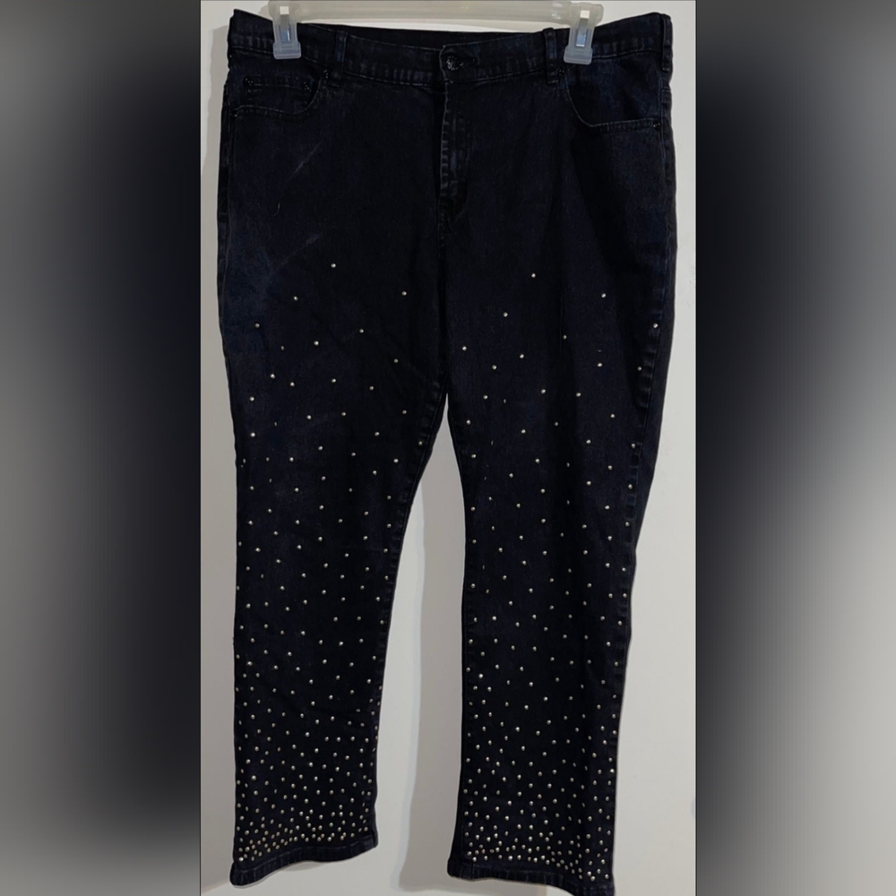 DG2 Diane Gilman Ladies Black Pants / Jeans 16WP